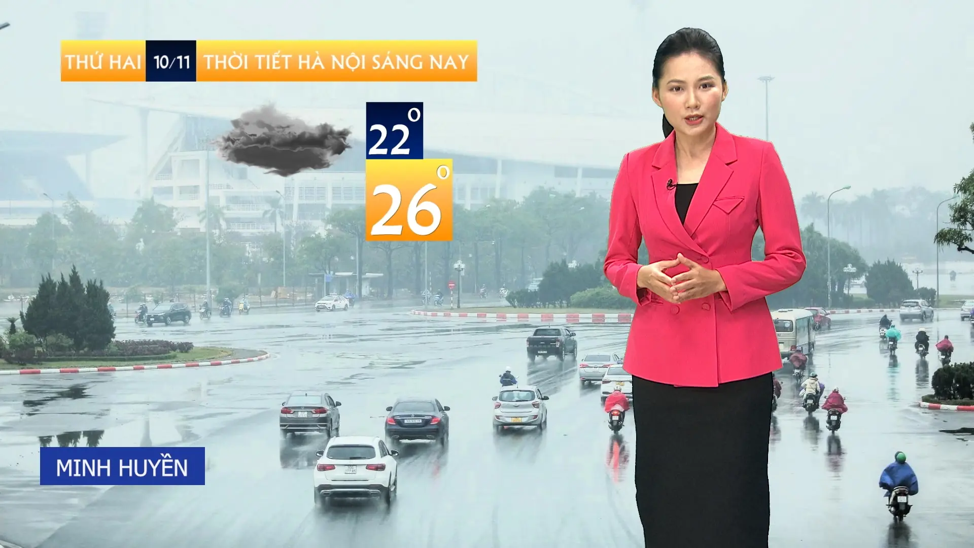 Dự báo thời tiết trưa | 10/11/2025